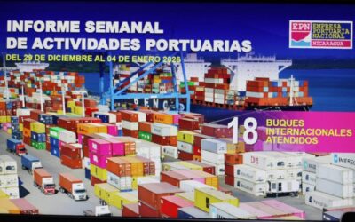 Puertos de Nicaragua inician 2026 con intensa actividad comercial