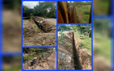 Proyecto del sistema de agua potable en El Piñuelar avanza en un 50%