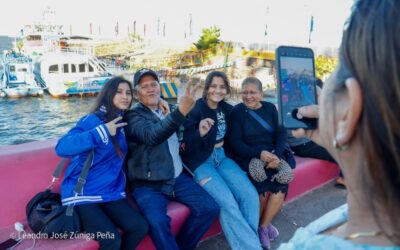 Puerto Salvador Allende recibe a familias nicaragüenses durante el fin de semana