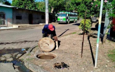 ENACAL realiza mantenimiento al sistema de saneamiento de Acoyapa