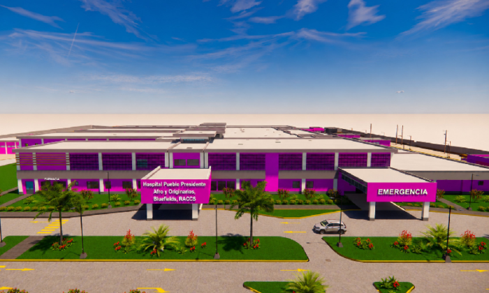 Inicia construcción del Hospital Pueblo Presidente Afro y Originarios en la Costa Caribe Sur
