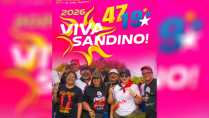 Primera Entrega de Afiches en saludo al 47/19
