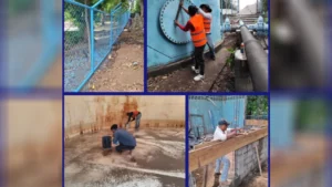 ENACAL avanza al 80 % la rehabilitación de tanques de agua en Carretera Sur