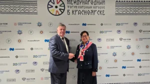 En Foro de Pueblos Indígenas, Krasnoyarsk-Rusia