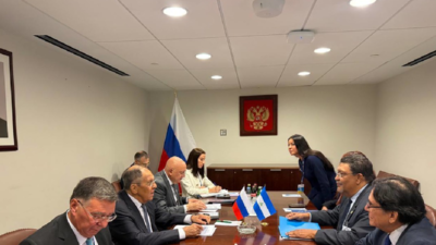 Lavrov se reúne con el cocanciller nicaragüense, Valdrack Jaentschke