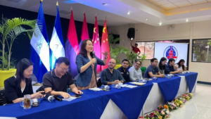 Xinhua y Grupo de Medios de China con Comunicadores Sandinistas