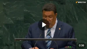 Mensaje Nicaragua en la ONU – reafirma su compromiso con la paz y la solidaridad con Rusia, Cuba y China