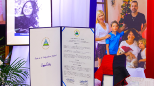 Compañera Rosario Murillo resalta entrega póstuma de orden Rubén Darío a Coleen Littlejohn