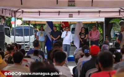 Familias de las Américas I Inauguran 10 Cuadras Pavimentadas