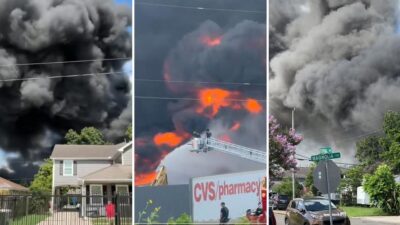 Nube de humo cubre sectores de Houston tras fuerte incendio