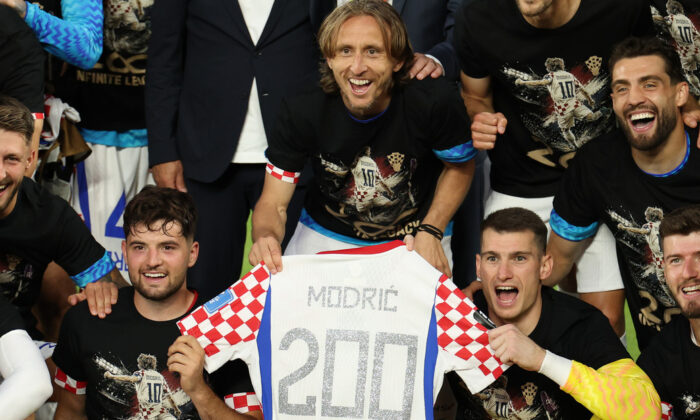 Modric entra en la élite del fútbol mundial alcanzando los 200 partidos