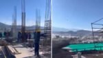 Obra en construcción en Bogotá