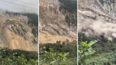 Masivo Deslizamiento de Tierra Arrasa una Montaña en Nepal