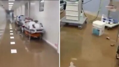 Tormenta Rachel desata emergencia en hospital mexicano
