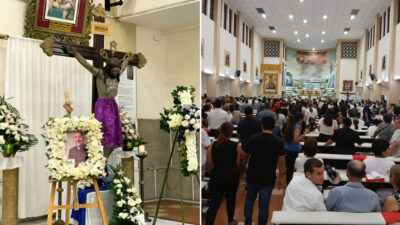 Cómo quedó la iglesia tras el accidente en el que murió un sacerdote