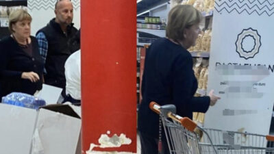 Italia sorprende a Merkel con estanterías vacías