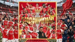 Arsenal se corona campeón de la Premier League tras tropiezo del City