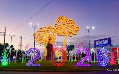 Nicaragua se llena de luces y adornos de la temporada navideña
