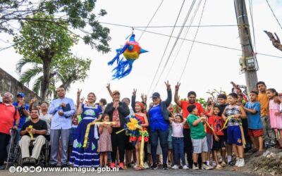 Familias del barrio Villa Feliz estrenan nuevas calles pavimentadas