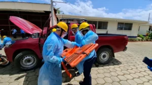 Bomberos Unidos demuestran sus capacidades en atención prehospitalaria avanzada