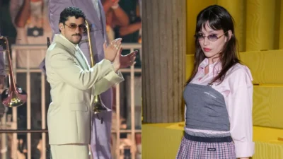 Bad Bunny quedó sorprendido con la visita de Úrsula Corberó