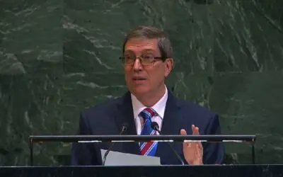 Discurso del Compañero Bruno Rodríguez en Debate sobre la Necesidad de poner Fin al Bloqueo contra Cuba