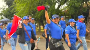 Costa Caribe Norte camina unida, firme y sandinista hacia el glorioso 47/19