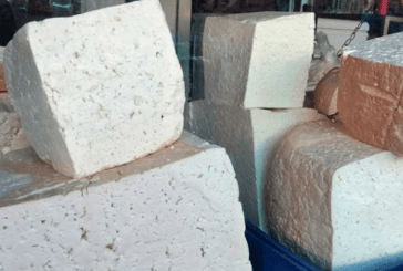 Producción nacional de queso y cuajada de enero a septiembre