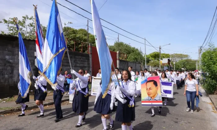 Desfile Escolar “Patria y Libertad, Patria y Dignidad” rinde homenaje a la historia de Nicaragua