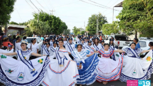 Distrito VI de Managua celebra desfile patrio