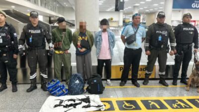 Prisión preventiva para tres tailandeses en Ecuador