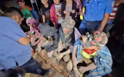 Mineros soterrados son rescatados con vida en mina artesanal de La Libertad