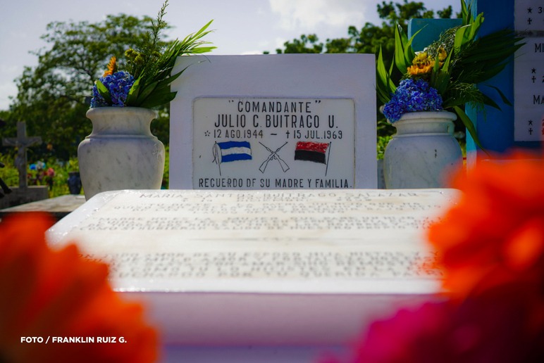 Juventud Sandinista recuerda legado de lucha y valentía del Comandante Julio Buitrago