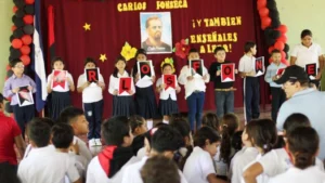 Maratón de lectura en escuela Casa Nazareth rinde homenaje al Comandante Carlos Fonseca