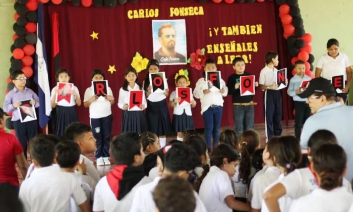 Maratón de lectura en escuela Casa Nazareth rinde homenaje al Comandante Carlos Fonseca
