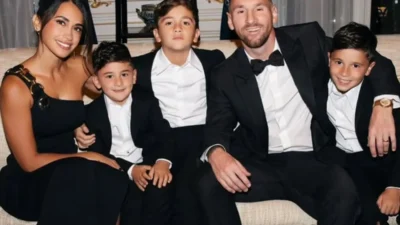 Los herederos de Messi y Antonela: Thiago, Mateo y Ciro