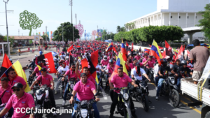 Motorizada sandinista celebra las victorias revolucionarias del 47/19