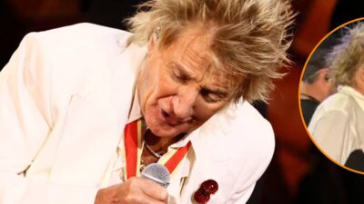 Rod Stewart recibe oxígeno antes de continuar el concierto