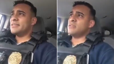 Policía mexicano deja un mensaje antes de morir