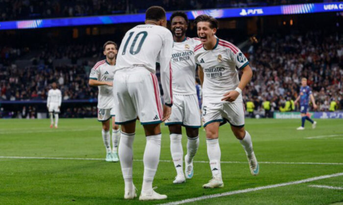 El Real Madrid logra su tercer triunfo en la Champions