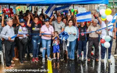 Familias del barrio Jorge Cassaly inauguran cuadras de Calles para el Pueblo