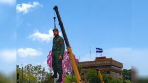 Instalan escultura en honor al Comandante Fidel Castro