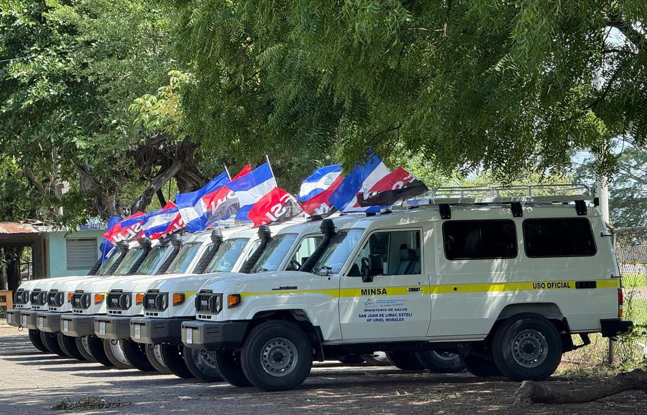 En Saludo a “Julio Victorioso”, realizamos entrega de nuevas ambulancias para Madriz, Estelí y Nueva Segovia