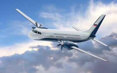 Avión regional ruso se encuentra en pruebas de vuelo