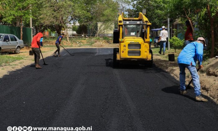 Obras viales en el barrio Carlos Núñez alcanzan el 90 % de ejecución