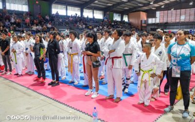 Más de 400 jóvenes participan en el tercer campeonato de Taekwondo de los Juegos Juveniles de Managua