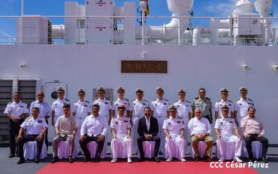 Autoridades del Gobierno Sandinista efectúan calurosa y fraternal despedida del Buque Hospital «Arca de la Ruta de la Seda»