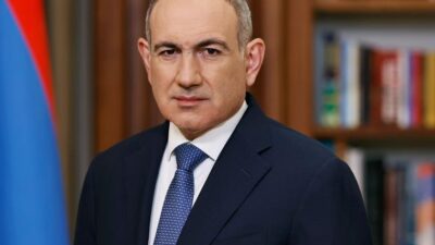 Ave liberada en símbolo de paz se aferra al primer ministro armenio