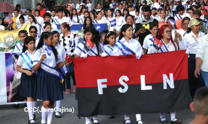 Primer Desfile de las Fiestas Patrias 2026 en Managua