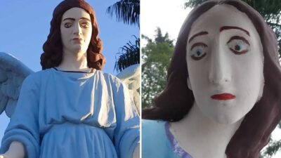 Restauración de arte sacro desata críticas en Brasil